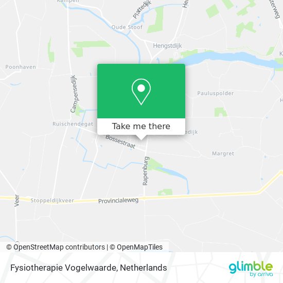 Fysiotherapie Vogelwaarde map