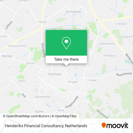 Henderikx Financial Consultancy map