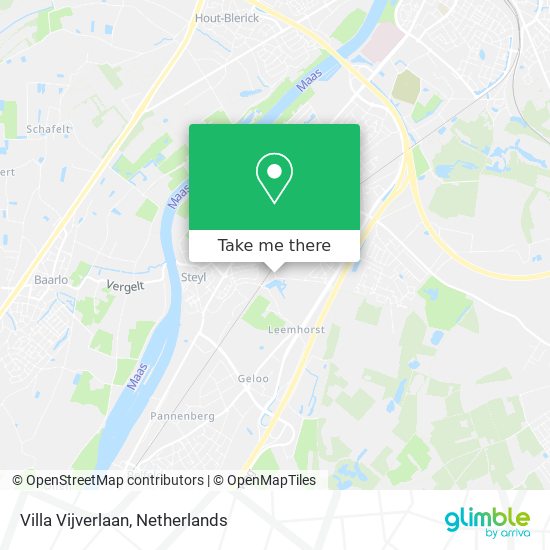 Villa Vijverlaan map