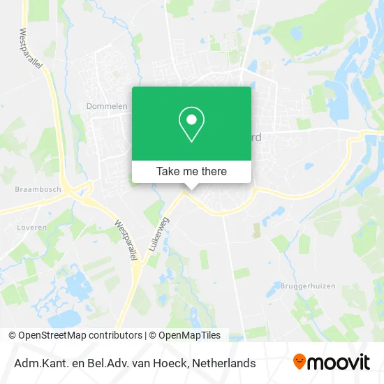 Adm.Kant. en Bel.Adv. van Hoeck map