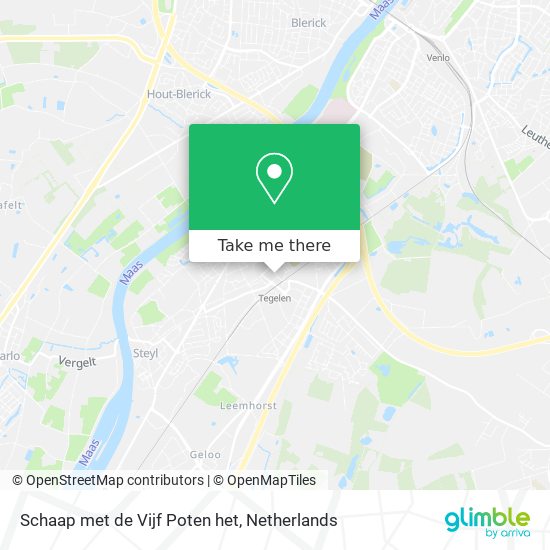 Schaap met de Vijf Poten het map