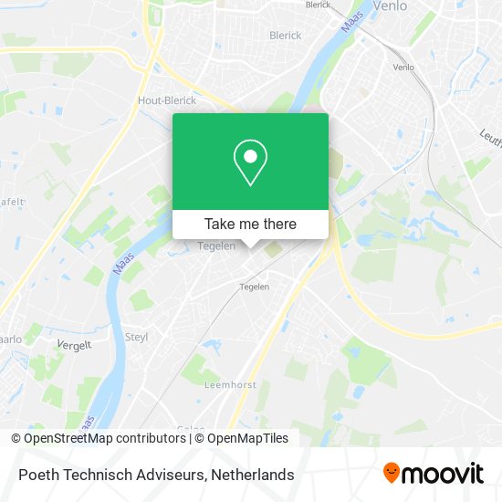 Poeth Technisch Adviseurs map