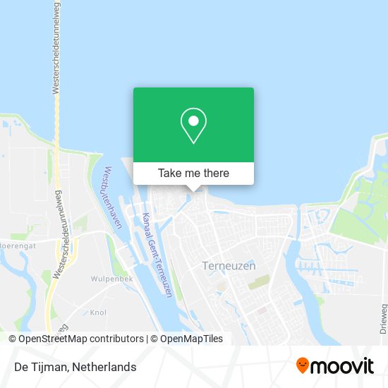 De Tijman map