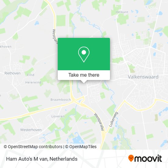 Ham Auto's M van map