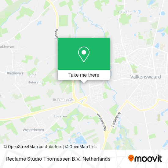 Reclame Studio Thomassen B.V. map