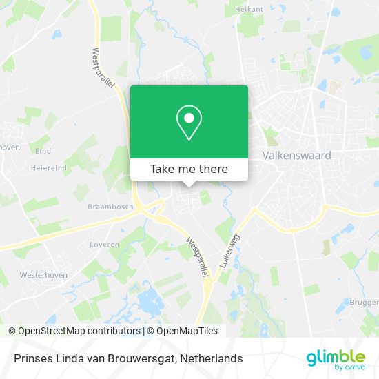 Prinses Linda van Brouwersgat map