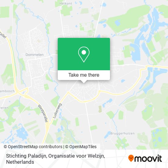 Stichting Paladijn, Organisatie voor Welzijn map