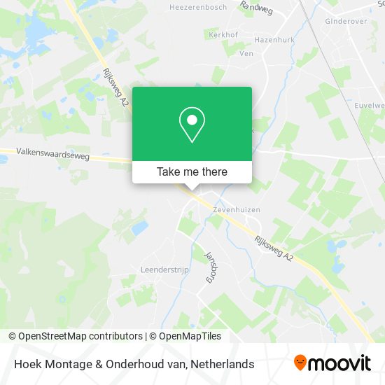 Hoek Montage & Onderhoud van map