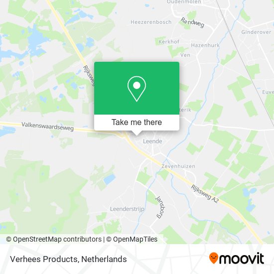 Verhees Products map