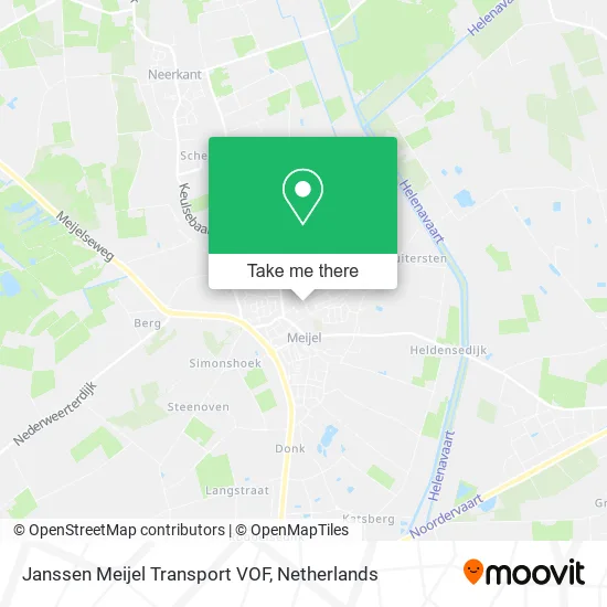 Janssen Meijel Transport VOF map