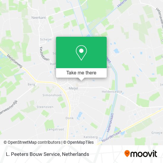 L. Peeters Bouw Service map