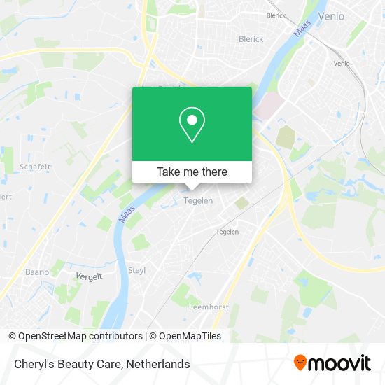 Cheryl's Beauty Care map