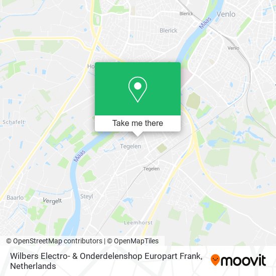 Wilbers Electro- & Onderdelenshop Europart Frank map
