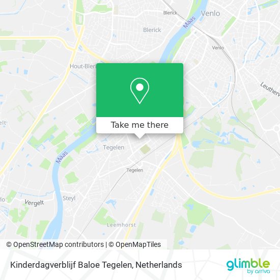 Kinderdagverblijf Baloe Tegelen map