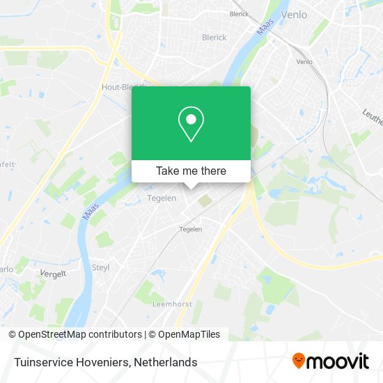 Tuinservice Hoveniers Karte