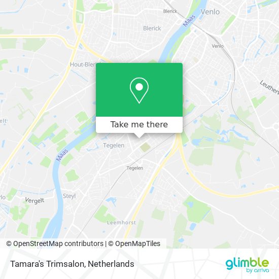 Tamara's Trimsalon map