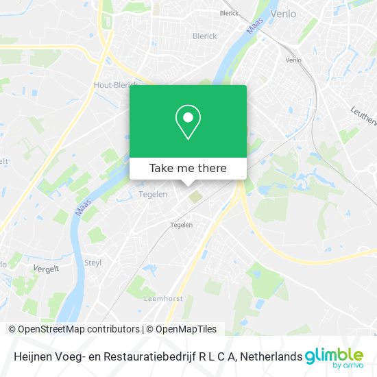 Heijnen Voeg- en Restauratiebedrijf R L C A map