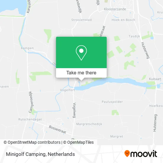 Minigolf Camping map