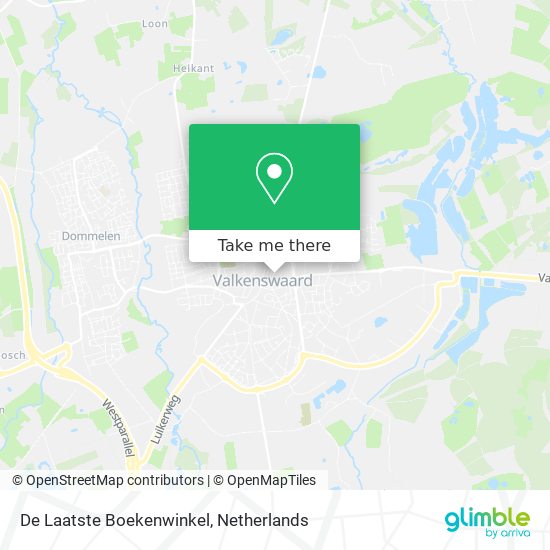 De Laatste Boekenwinkel Karte