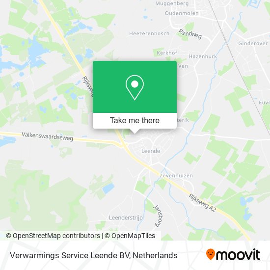 Verwarmings Service Leende BV Karte