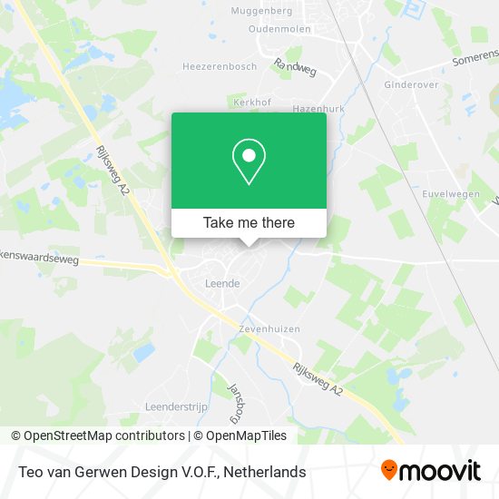 Teo van Gerwen Design V.O.F. map