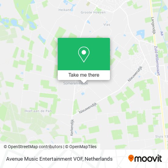 Avenue Music Entertainment VOF Karte