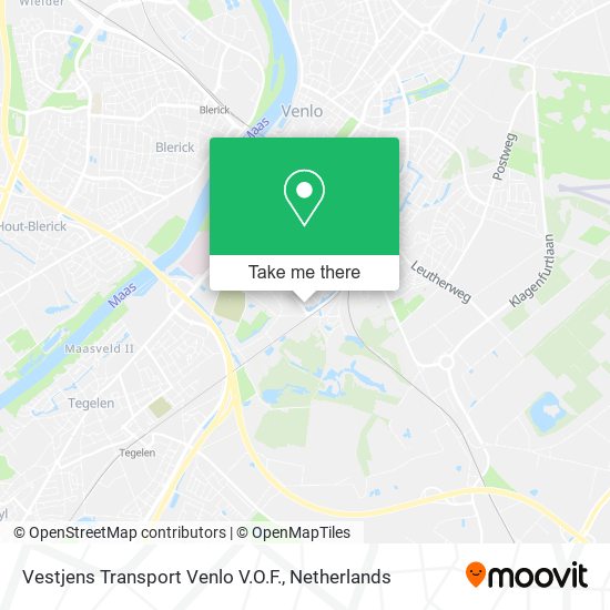 Vestjens Transport Venlo V.O.F. map