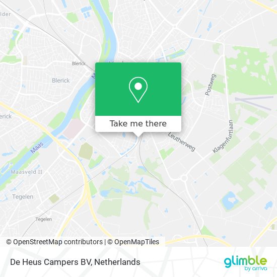 De Heus Campers BV map