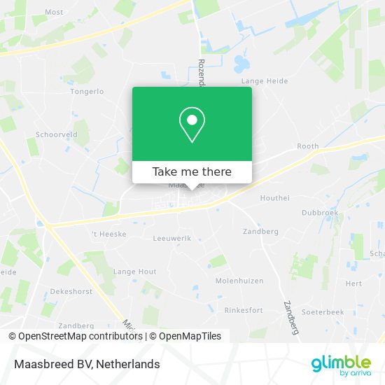 Maasbreed BV map