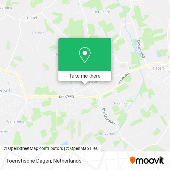 Toeristische Dagen map