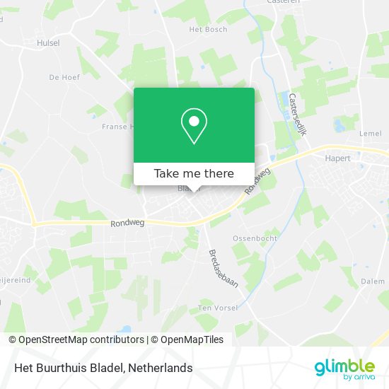 Het Buurthuis Bladel map