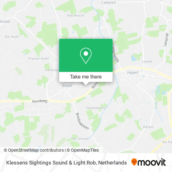 Klessens Sightings Sound & Light Rob map