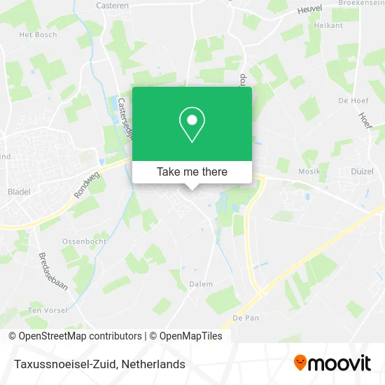 Taxussnoeisel-Zuid map