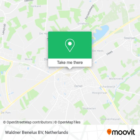 Waldner Benelux BV map