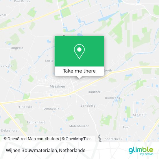 Wijnen Bouwmaterialen Karte