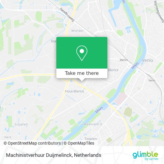 Machinistverhuur Duijmelinck Karte