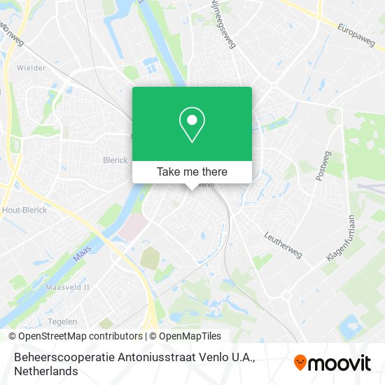 Beheerscooperatie Antoniusstraat Venlo U.A. Karte