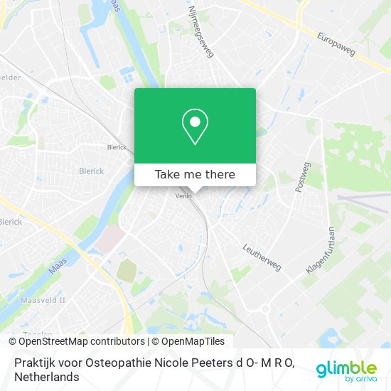 Praktijk voor Osteopathie Nicole Peeters d O- M R O map