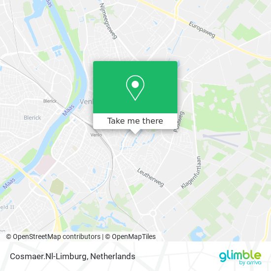 Cosmaer.Nl-Limburg Karte