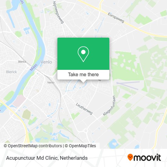 Acupunctuur Md Clinic map