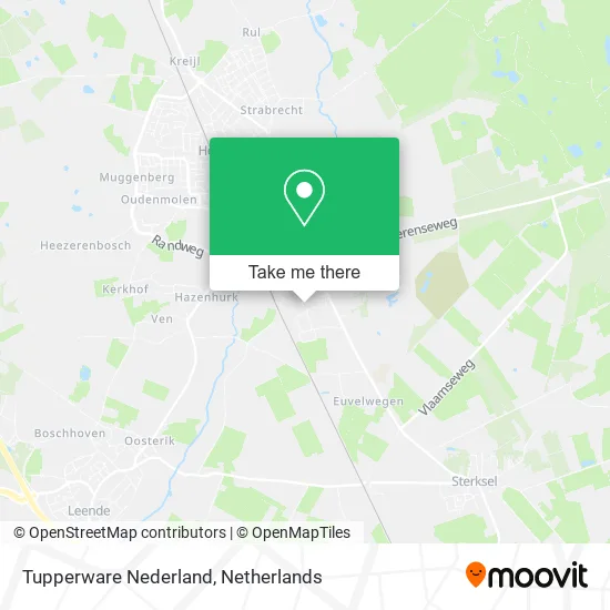 Tupperware Nederland map