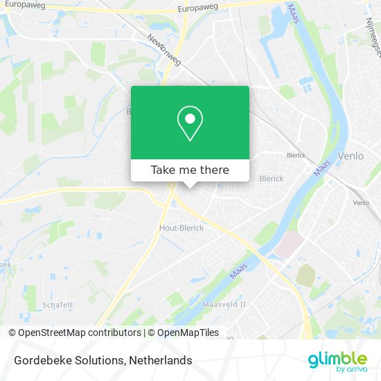 Gordebeke Solutions map