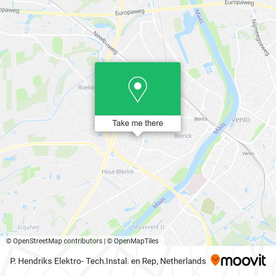 P. Hendriks Elektro- Tech.Instal. en Rep map
