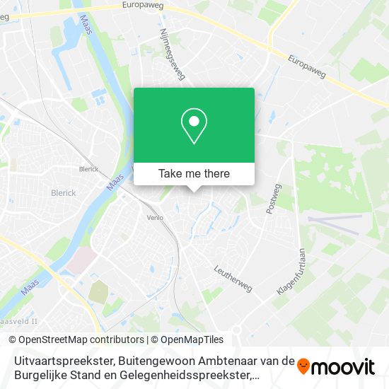 Uitvaartspreekster, Buitengewoon Ambtenaar van de Burgelijke Stand en Gelegenheidsspreekster Karte