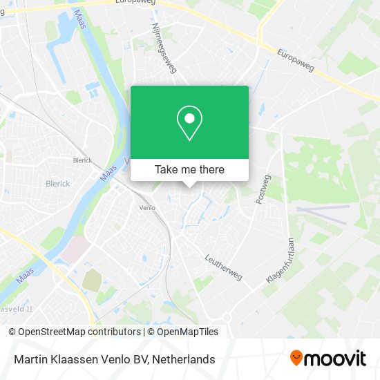 Martin Klaassen Venlo BV map