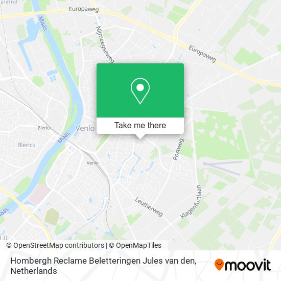 Hombergh Reclame Beletteringen Jules van den map