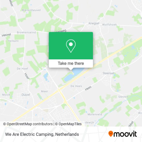 We Are Electric Camping map