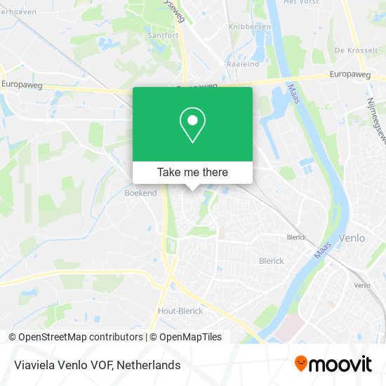 Viaviela Venlo VOF map