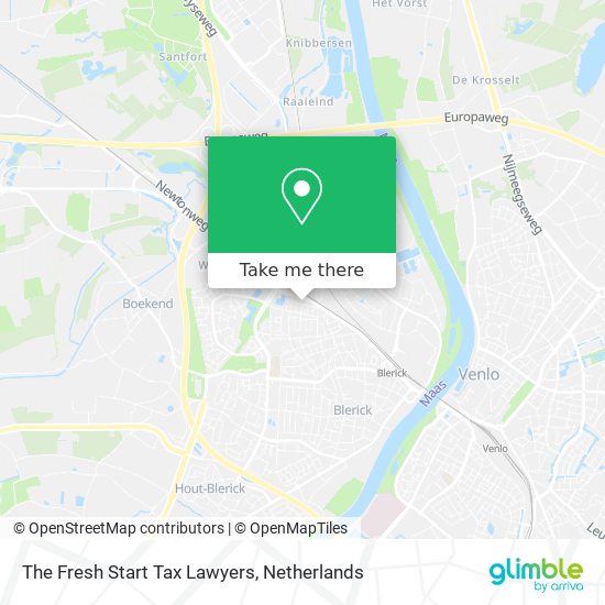 The Fresh Start Tax Lawyers map