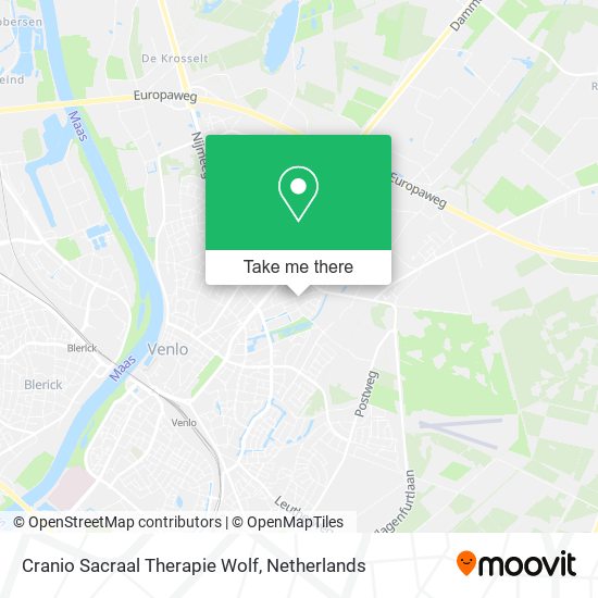 Cranio Sacraal Therapie Wolf map